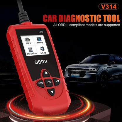 V314 Car OBD Diagnostic Instrument Fault Clear Code Reader, V314