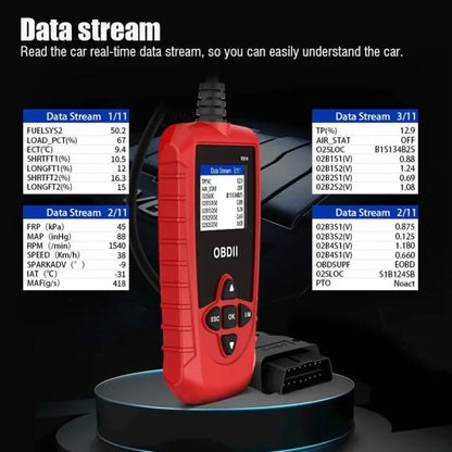 V314 Car OBD Diagnostic Instrument Fault Clear Code Reader, V314