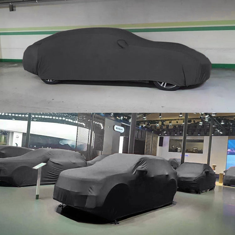 Anti-Dust Anti-UV Heat-insulating Elastic Force Cotton Car Cover for Hatchback Car, Size: 3.9m~4.19m, Size: 3.9m~4.19m