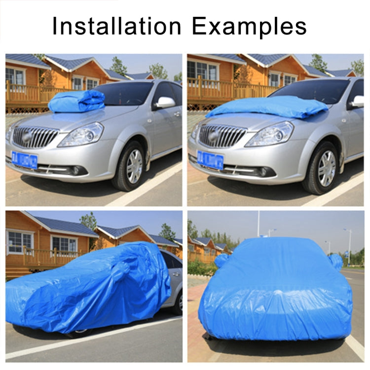 Anti-Dust Anti-UV Heat-insulating Elastic Force Cotton Car Cover for Hatchback Car, Size: 3.9m~4.19m, Size: 3.9m~4.19m