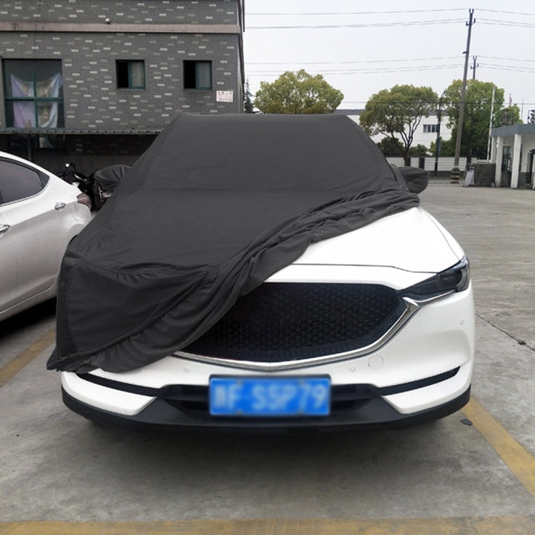 Anti-Dust Anti-UV Heat-insulating Elastic Force Cotton Car Cover for Hatchback Car, Size: 3.9m~4.19m, Size: 3.9m~4.19m