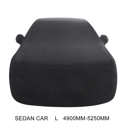 Anti-Dust Anti-UV Heat-insulating Elastic Force Cotton Car Cover for Sedan Car, Size: L, 4.9m~5.25m, Size: L, 4.9m~5.25m