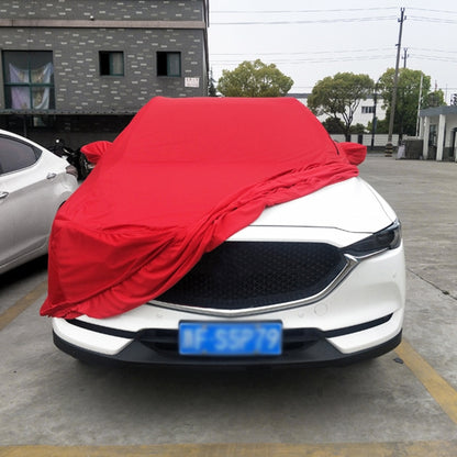 Anti-Dust Anti-UV Heat-insulating Elastic Force Cotton Car Cover for Sedan Car, Size: S, 4.3m~4.65m, Size: S, 4.3m~4.65m