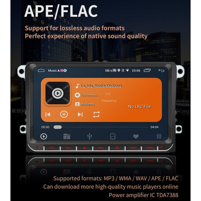 9093 HD 9 inch Car Android 8.1 Radio Receiver MP5 Player for Volkswagen, Support FM & Bluetooth & TF Card & GPS & WiFi with Decoding, 9 inch Support FM & Bluetooth & TF Card & GPS & WiFi with Decoding