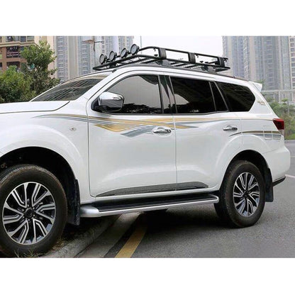 5 PCS SUV Body Decorative Strip Brand Car Streamline Shining Sticker for Nissan TERRA 2019, For Nissan TERRA 2019