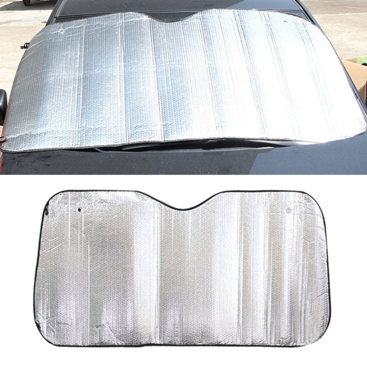 Silver Aluminum Foil Sun Shade Car Windshield Visor Cover Block Front Window Sunshade UV Protect, Size: 150 x 80cm, 150 x 80cm