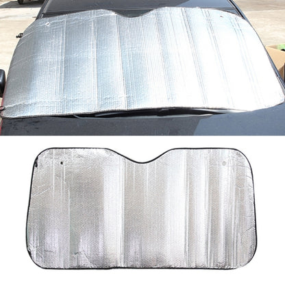 Silver Aluminum Foil Sun Shade Car Windshield Visor Cover Block Front Window Sunshade UV Protect, Size: 150 x 80cm, 150 x 80cm