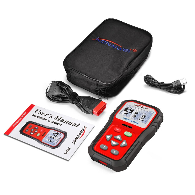 KONNWEI KW818 EOBD / OBDII Car Auto Diagnostic Scan Tools CAN Code Reader Scanner (Only for 12V Gasoline Car), KW818