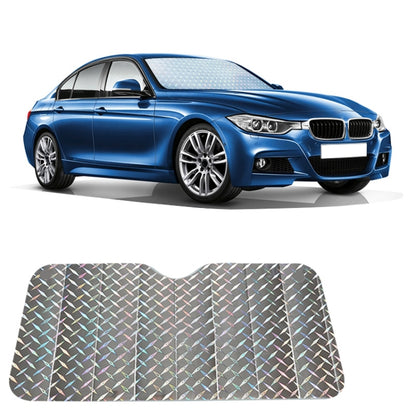 Sun Shade Three Compartments Car Windshield Visor Cover Block Front Window Sunshade UV Protect, Size: 140 x 70cm, 140*70cm