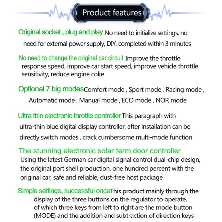 TROS TP 9-Drive Electronic Throttle Controller for Honda Civic  2016 1.5T, For Honda