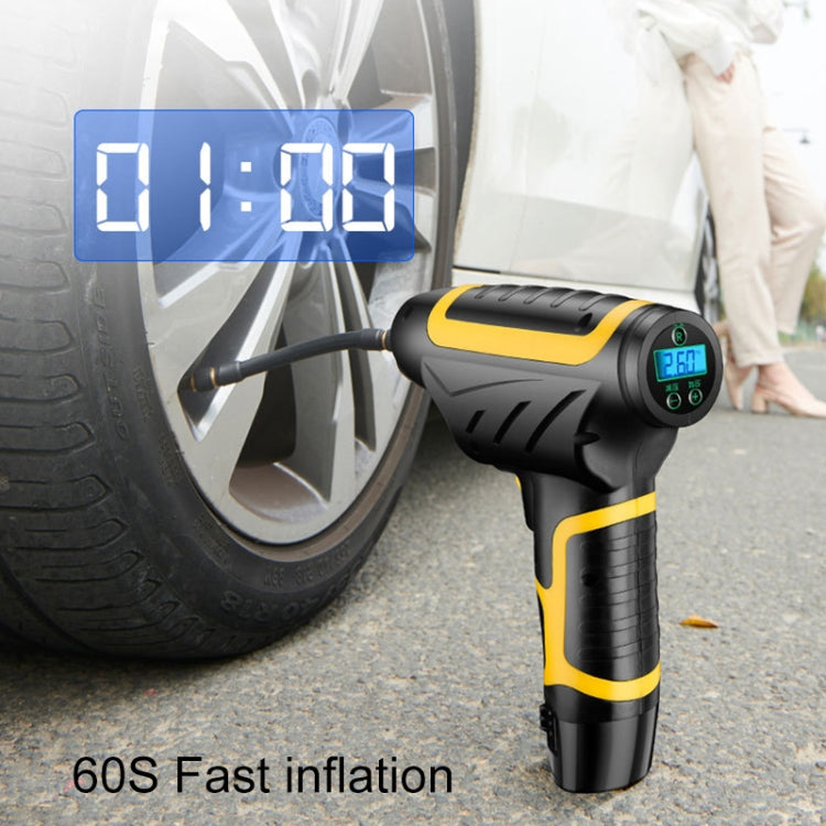 220V 120W 10A USB Portable Intelligent Digital Display Electric Air Pump Tire Inflator Car Electric Air Compressor Car Tire Pump Inflatable Pump, 220V