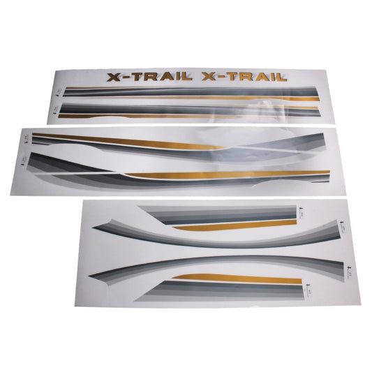 3 PCS SUV Body Decorative Strip Brand Car Streamline Shining Sticker For Honda CRV Nissarl X-Trail/Qashqai/Murano series, Strip Brand Car Streamline Shining Sticker