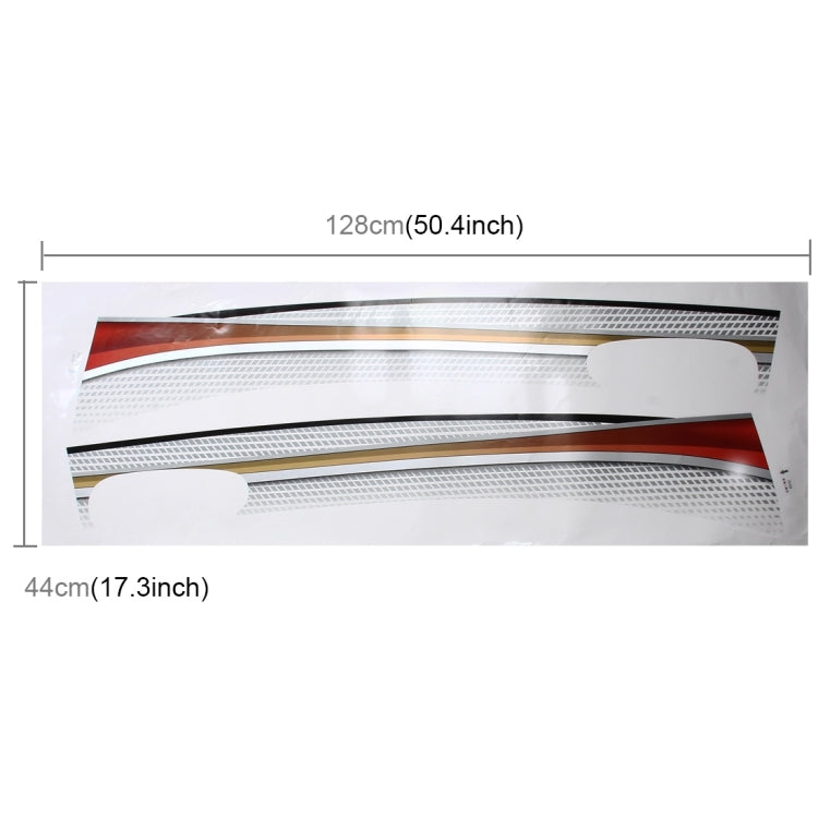 4 PCS SUV Body Decorative Strip Brand Car Streamline Shining Sticker for Toyota Prado 2015 Version, For 2015 Version Prado