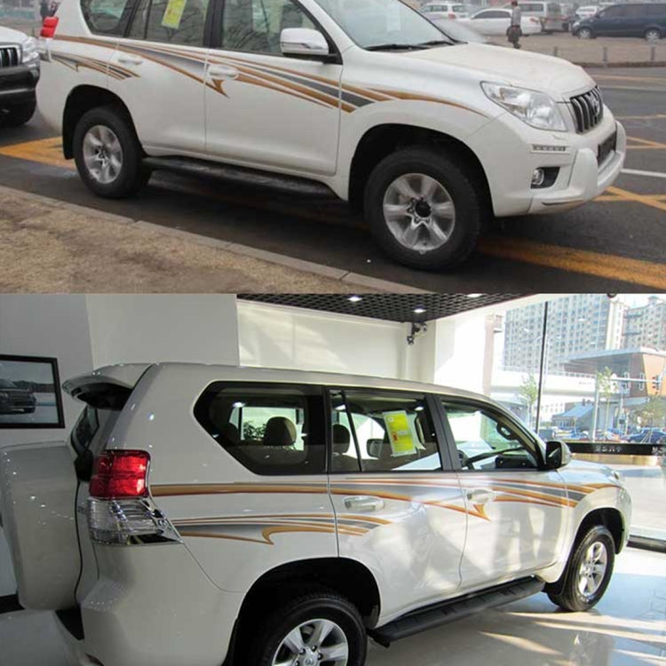 4 PCS SUV Body Decorative Strip Brand Car Streamline Shining Sticker for Toyota Prado 2016 Version, For 2016 Version Prado