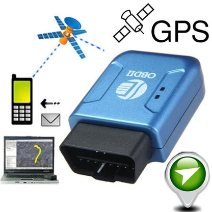 TK206 2G GPS OBD2 Real Time GSM Quad Band Anti-theft Vibration Alarm GSM GPRS Mini GPS Car Tracker, TK206 (Black), TK206 (Blue)