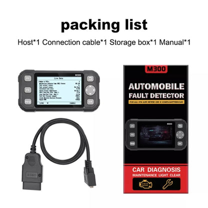 M300 OBD2 ELM327 Car Fault Diagnosis Tool Fault Analyzer, M300