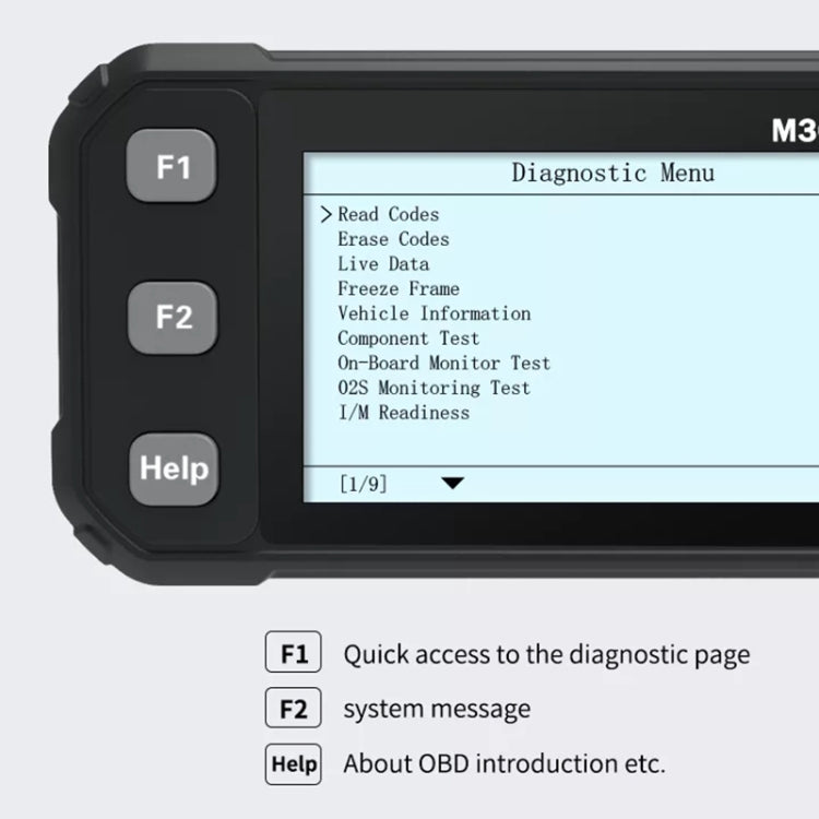 M300 OBD2 ELM327 Car Fault Diagnosis Tool Fault Analyzer, M300