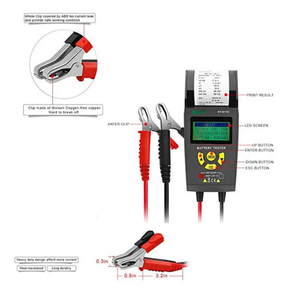 DUOYI DY3015C Car 24V Battery Tester, DY3015C