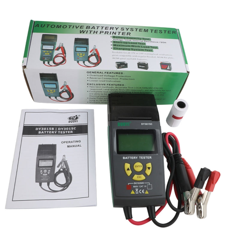 DUOYI DY3015C Car 24V Battery Tester, DY3015C