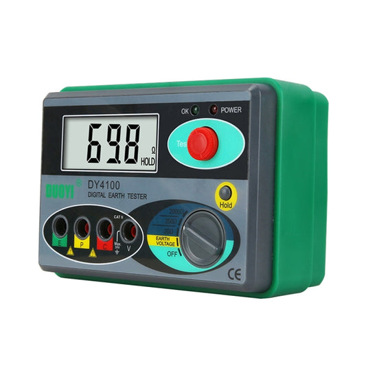 DUOYI DY4100 High-precision Digital Ground Resistance Meter Resistance Tester, DY4100