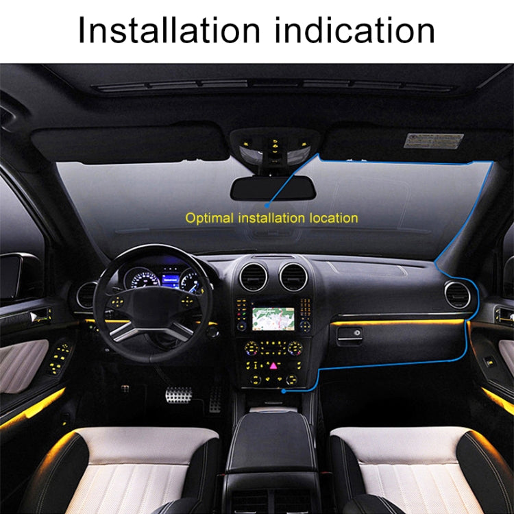 4.3 inch Car Rearview Mirror HD Night Vision Single Recording Driving Recorder DVR Support Motion Detection / Loop Recording, 4.3 inch Single Recording