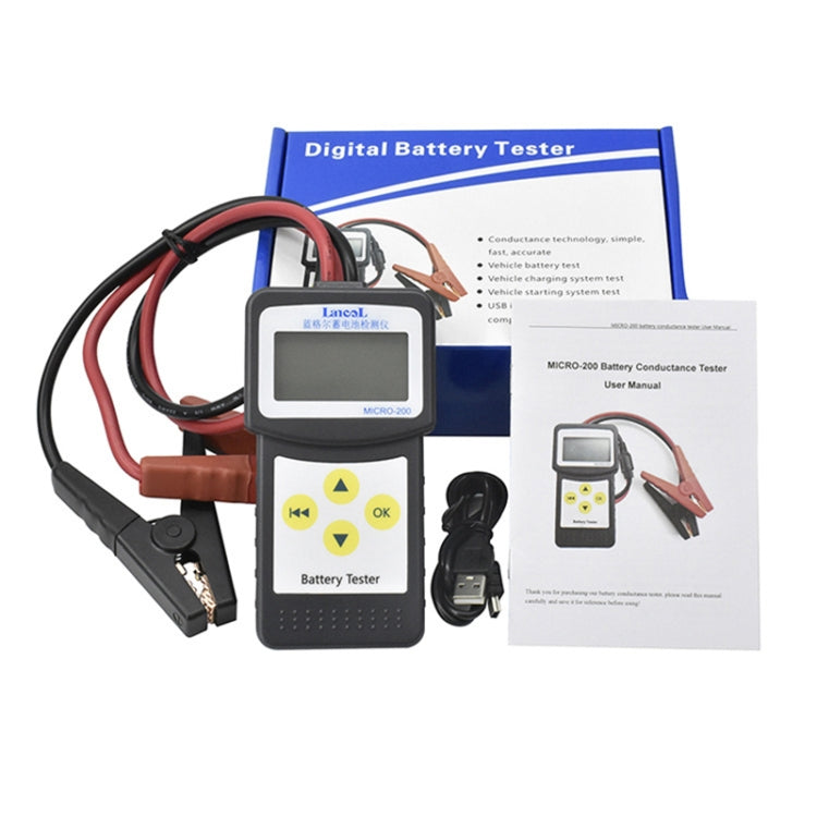 MICRO-200 Car Battery Tester Battery Internal Resistance Life Analyzer, MICRO-200