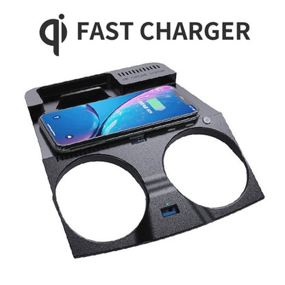 HFC-1016 Car Qi Standard Wireless Charger 10W Quick Charging for BMW M5 2018-2021, Left and Right Driving, HFC-1016