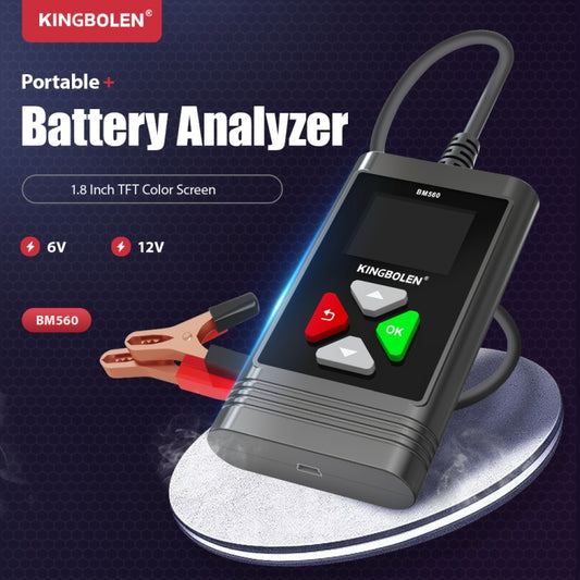 KINGBOLEN BM560 6V 12V Car Digital Load Battery Tester, BM560