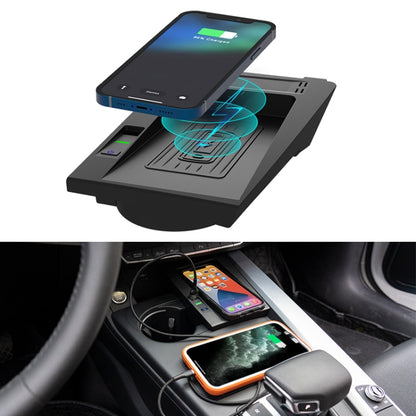 Car Qi Standard Wireless Charger 15W Quick Charging for Audi A4 A5 S4 S5 2017-2021, Left Driving, For Audi A4 A5 S4 S5 2017-2021