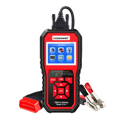 KONNWEI KW870 2 in 1 Car OBD2 Fault Diagnosis + Battery Tester, KW870