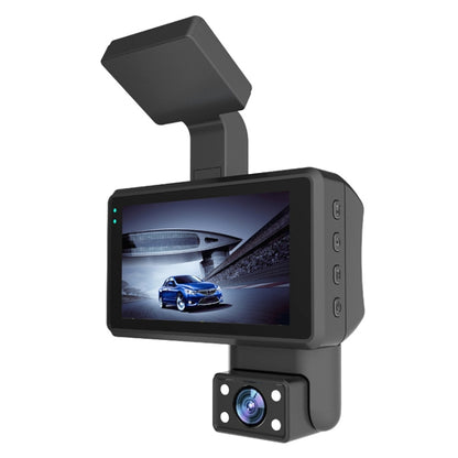 Front and Inner Dual Camera HD Infrared Night Vision Car Dash Cam Driving Recorder, Front and Inner