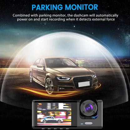 A1 3-lens Video HD Night Vision Car Driving Recorder, A1