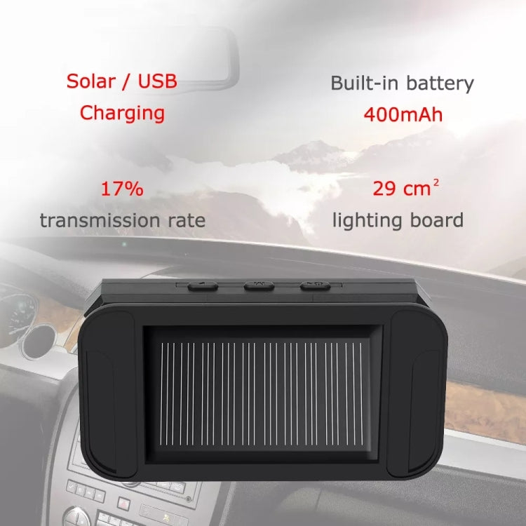 Car High Precision Solar Charging Tire Pressure Monitoring System TPMS, Built-in Voice Sensor, Built-in Voice Sensor