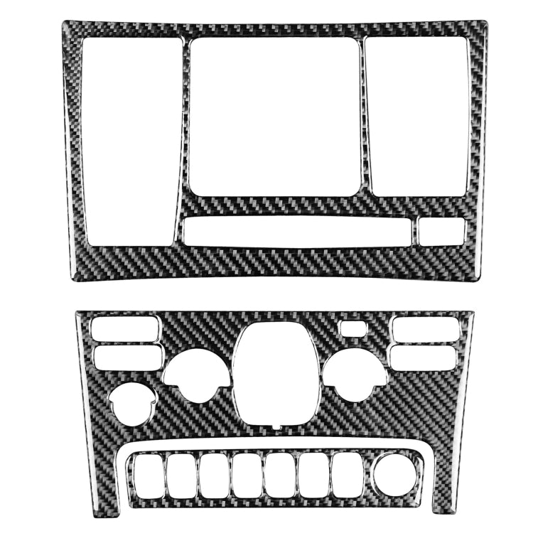 Car Carbon Fiber Control Panel Set B Decorative Sticker for Volvo XC90 2003-2014, Left and Right Drive Universal, Control Panel Set B