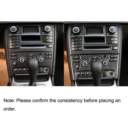 Car Carbon Fiber Control Panel Set B Decorative Sticker for Volvo XC90 2003-2014, Left and Right Drive Universal, Control Panel Set B