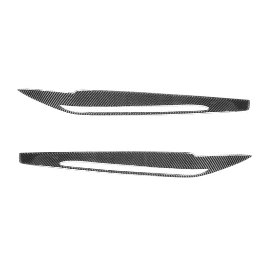 2 PCS / Set Carbon Fiber Car Lamp Eyebrow Decorative Sticker for BMW X5 / F15 2014-2018, Drop Glue Version, For BMW X5 / F15 2014-2018