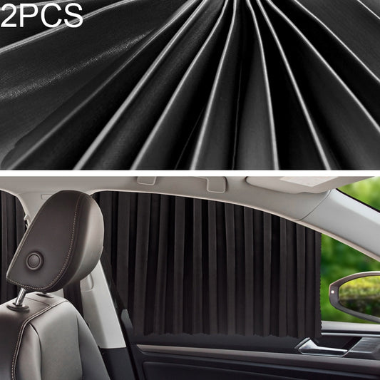 2 PCS Car Auto Sunshade Curtains Windshield Cover for the Rear Seat, Rear Seat, Black, Rear Seat, Gold, Rear Seat, Silver