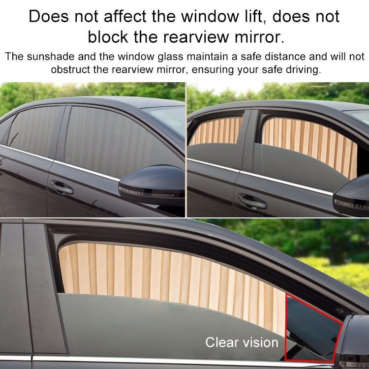 2 PCS Car Auto Sunshade Curtains Windshield Cover for the Front Seat, Front Seat, Black, Front Seat, Gold, Front Seat, Silver