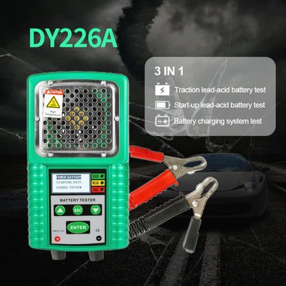 DUOYI DY226A Car 3 in 1 CCA Load Battery Charging Digital Capacity Tester, DY226A