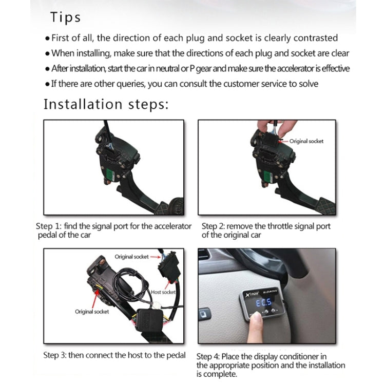 TROS TS-6Drive Potent Booster Electronic Throttle Controller, For Ford Focus (CB8) 2011-, For Ford Focus 2003-2010, For Chevrolet Orlando 2011-2018