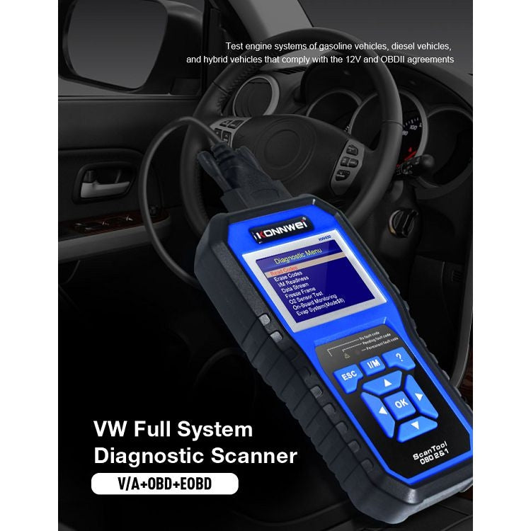 KONNWEI KW450 Car 2.8 inch TFT Color Screen Battery Tester Support 2 Languages / System  XP WIN7 WIN8 WIN10, KW450