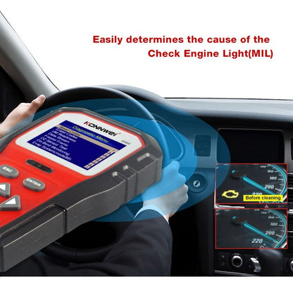 KONNWEI KW860 Car 2.8 inch TFT Color Screen Battery Tester Support 8 Languages / I Key Analysis Function, KW860