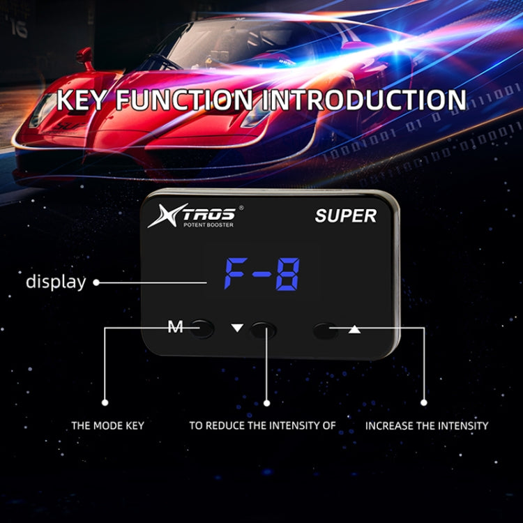 TROS Car Potent Booster Electronic Throttle Controller, For Hyundai Sonata 2015-2019, For Suzuki Ertiga 2018-2020, For Suzuki Ertiga 2012-2017, For Suzuki Jimny 2019-, For Foton Tunland 2012-, For Holden Colorado 2012-, For LDV T60 2017-