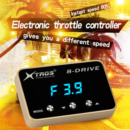 TROS 8-Drive Potent Booster Electronic Throttle Controller Speed Booster, For Dodge Dart 2013-, For Mitsubishi Pajero Sport 2007-2016, For Pajero Sport 2016-, For Mitsubishi Triton 2005-2014, For Mitsubishi Triton 2015-2020