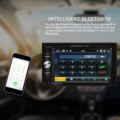 A2115 6.2 inch Car Dual DIN HD MP5 Player Support Bluetooth / FM / Phone Link / TF Card with Remote Control, A2115