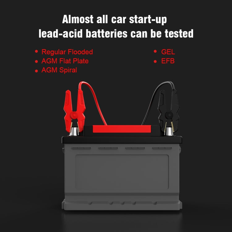 KONNWEI KW710 Car 3.2 inch 6V-24V Lead-acid Battery Tester Support 13 Languages, KW710