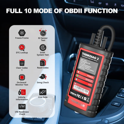 THINKCAR ThinkDiag 2 SP164-V Car Full System Diagnosis OBD2 Scanner, ThinkDiag 2 SP164-V