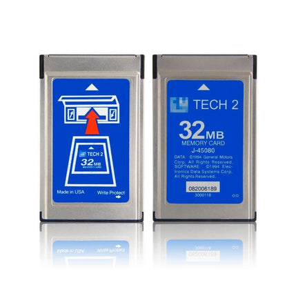 GM Tech T2 32MB Dedicated Data Card, English Version, For GM 1991-2013, For Opel 1997-2014, For Saab 1999-2012, For Isuzu 1996-2014, For Isuzu 2006-2010, For Suzuki 2000-2006, For Holden 1999-2013