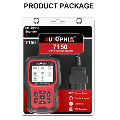 Autophix 7150 OBDII Scanner Automotive Diagnostic Tool, 7150