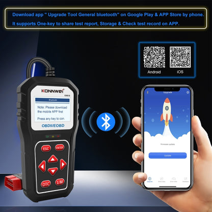 KONNWE KW818 Car OBD2 Bluetooth Fault Detector Diagnostic Tools, KW818